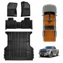 3D Floor Mats Tub Liner for GWM Cannon Alpha Diesel and Hybrid 2024-Onwards All Weather Heavy Duty Cargo Car Trunk Luggage Tray