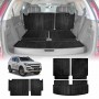 Boot Liners Kick Mats Set for Holden Trailblazer 2016-2022 All Weather Heavy Duty Cargo Car Trunk Back Seat Protector