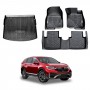 3D Floor Mats Boot Liner for Honda CRV CR-V 2017-2023 All Weather Heavy Duty Cargo Car Trunk Luggage Tray