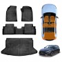 3D Floor Mats Boot Liner for Hyundai i30 Hatchback 2018-2025 All Weather Heavy Duty Cargo Car Trunk Luggage Tray