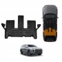 Third Row Seat Floor Mat for Hyundai Palisade 2020-2025 Heavy Duty All Weather Car Mats Carpet Liner Set