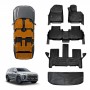 3D Floor Mats Boot Liner for Hyundai Palisade LX2 Series 2020-2025 All Weather Heavy Duty Cargo Car Trunk Luggage Tray