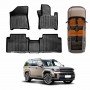 3D Heavy Duty All Weather Car Mats Floor Liner Front and Rear Row for Hyundai SantaFe Santa Fe 6/7 Seater 2024-2025