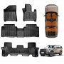 3D Heavy Duty All Weather Car Mats Floor Liner Full Set for Hyundai SantaFe Santa Fe 6/7 Seater 2024-2025