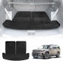 3D All Weather Boot Liner for Hyundai SantaFe Santa Fe 6/7 Seater 2024-2025 Heavy Duty Cargo Trunk Cover Mat Luggage Tray
