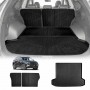 Boot Liner Kick Mats Set for Hyundai Tucson NX4 Hybrid 2021-Onwards All Weather Heavy Duty Cargo Car Trunk Back Seat Protector