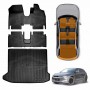 3D Floor Mats Boot Liner for Hyundai IONIQ 5 IONIQ5 2021-2025 All Weather Heavy Duty Cargo Car Trunk Luggage Tray