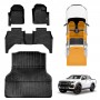 3D Floor Mats Tub Liner for ISUZU D-MAX DMAX Dual Cab 2020-Onwards All Weather Heavy Duty Cargo Car Trunk Luggage Tray