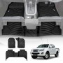 Floor Liner for ISUZU D-MAX DMAX Dual Cab 2012-2020 Heavy Duty All Weather Car Mat Carpet Complete Set