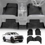 3D All-Weather Floor Mats for ISUZU D-MAX DMAX Dual Cab 2020-Onwards Heavy Duty Customized Car Carpet Liners Full Set