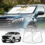 WindScreen Sun Shade for Isuzu MU-X MUX 2022-2025 Blocks UV Rays Foldable Custom Wind Screen Sun Visor Protector