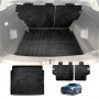 Boot Liner Set for Jaecoo J7 Petrol Lower Boot Level 2024-Onwards All Weather Heavy Duty Car Trunk Back Seat Protector Cargo Kick Mats