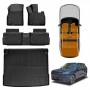 3D Floor Mats Boot Liner Set for Jaecoo J5 EV 2025-Onwards All Weather Heavy Duty Cargo Car Trunk Luggage Tray