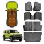 Floor Mats Boot Liner Back Seat Protector for Suzuki Jimny XL 5-Door Auto Transmission 2023-2025 Heavy Duty Cargo Car Trunk Kick Mats Cover