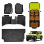 3D Floor Mats Boot Liner for Suzuki Jimny XL 5-Door 2023-2025 Manual Transmission All Weather Heavy Duty Cargo Car Trunk Luggage Tray