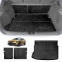 Boot Liner Back Seat Protector for Kia K4 Hatch 2024-Onwards With Subwoofer All Weather Heavy Duty Cargo Car Trunk Kick Mats