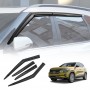 Weathershields for Kia Seltos 2019-Onwards Car Weather Shields Wind Deflectors Window Sun Visor 4-Piece Set
