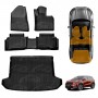 3D Floor Mats Boot Liner Set for Kia Sportage QL Series 2015-2022 All Weather Heavy Duty Cargo Car Trunk Luggage Tray