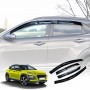 Weathershields for Hyundai Kona 2017-2023 Car Weather Shields Wind Deflectors Window Sun Visor 4-Piece Set