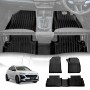 3D Floor Mats for Hyundai Kona 2017-2023 Petrol Heavy Duty All Weather Car Waterproof Interior Protection Liner Set