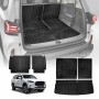 Boot Liners Set for LDV D90 2017-2024 All Weather Heavy Duty Car Trunk Back Seat Protector Kick Mats 3 Pcs Version Cargo