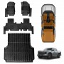 3D Floor Mats Tub Liner for LDV Terron 9 Dual Cab 2025-Onwards All Weather Heavy Duty Cargo Car Trunk Luggage Tray