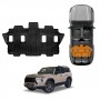 3D Third Row Seat Floor Mat for Lexus GX 550 GX550 7 Seater 2024-Onwards Heavy Duty All Weather Car Mats Carpet Liner