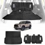 Boot Liner Back Seat Protector for Lexus GX 550 GX550 5 Seater 2024-Onwards All Weather Heavy Duty Cargo Car Trunk Kick Mats