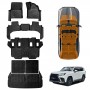 Floor Mats Boot Liners for Lexus LX Series LX500d LX600 2021-Onwards 7 Seater All Weather Heavy Duty Cargo Car Trunk Luggage Tray