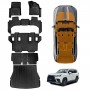 Floor Mats Boot Liner Set for Lexus LX Series LX500d LX600 2021-Onwards 7 Seater Heavy Duty Cargo Kick Back Seat Protector Cover