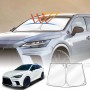WindScreen Sun Shade for Lexus RX350 RX350h RX500h 2022-2025 Blocks UV Rays Foldable Custom Wind Screen Sun Visor Protector
