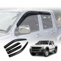 Weathershields for Isuzu D-MAX Dual Cab 2008-2012 Car Weather Shields Wind Deflectors Window Sun Visor 4-Piece Set
