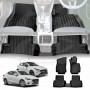 3D Floor Mats for Mazda 2 Hatch & Sedan 2014-Onwards DJ/DL Series Heavy Duty All Weather Car Mats Carpet Liner Set