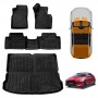 3D Floor Mats Boot Liner Set for Mazda 3 BP Series Hatch 2019-Onwards All Weather Heavy Duty Cargo Car Trunk Luggage Tray