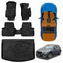 3D All-Weather Floor Mat Boot Liner Carpet for Mazda CX-3 CX3 2015-2025 Heavy Duty Cargo Trunk Mat Luggage Tray
