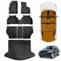 Floor Mats Boot Liner Set for Mazda CX5 CX-5 2012-2017 All Weather Heavy Duty Car Trunk Cargo Kick Mats Back Seat Protector Cover
