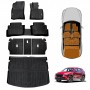 Floor Mats Boot Liner Set for Mazda CX5 CX-5 2022-2026 All Weather Heavy Duty Cargo Kick Mats Back Seat Protector Cover