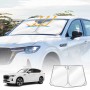 WindScreen Sun Shade for Mazda CX-60 CX60 2023-2025 Blocks UV Rays Foldable Custom Wind Screen Sun Visor Protector