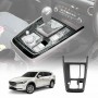 Carbon Fiber Style Center Console Gear Shift Cover Frame Trim Protector for Mazda CX-8 CX8 2018-2024