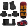 3D Floor Mats for Mazda CX-80 CX80 2024-Onwards Heavy Duty All Weather Car Mats Carpet Liner Set