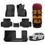 3D Floor Mats for Mazda CX-90 CX90 7-Seater 2023-Onwards Heavy Duty All Weather Car Mats Carpet Liner Set Car Accessories