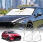WindScreen Sun Shade for Mazda 3 BP Series 2019-Onwards Blocks UV Rays Foldable Custom Wind Screen Sun Visor Protector