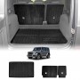 Boot Liner Kick Mats Set for Mercedes-Benz G-Class W463 2019-Onwards All Weather Heavy Duty Cargo Car Trunk Back Seat Protector