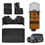 Floor Mats Boot Liner Set for Mercedes-Benz G-Class W463 2019-Onwards All Weather Heavy Duty Cargo Car Trunk Luggage Tray