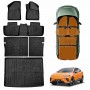 Floor Mats Boot Liner Set for MG MG4 2023-2026 All Weather Heavy Duty Cargo Kick Back Seat Protector Cover Car Accessories