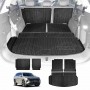 Boot Liners Kick Mats Set for MG QS 2025-Onwards All Weather Heavy Duty Cargo Car Trunk Back Seat Protector
