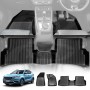 3D All-Weather Floor Mats for MG ZS/ZST 2018-2024 Heavy Duty Customized Car Floor Liners Full Set Carpet