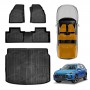3D Floor Mats Boot Liner Set for MG ZS 2024-Onwards All Weather Heavy Duty Cargo Car Trunk Luggage Tray