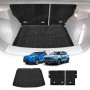 Boot Liner Kick Mats Set for MG ZS/ZST/ZS EV 2018-2024 All Weather Heavy Duty Cargo Car Trunk Back Seat Protector