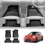 3D Floor Mats for Mini Cooper 3 Door J01 Series 2024-Onwards Heavy Duty All Weather Car Waterproof Interior Protection Liner Set
